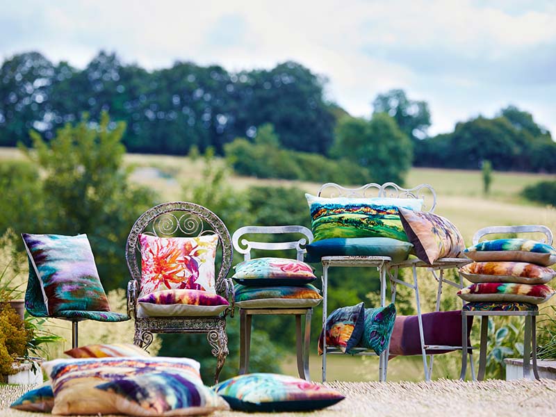 beautiful outdoor cushions