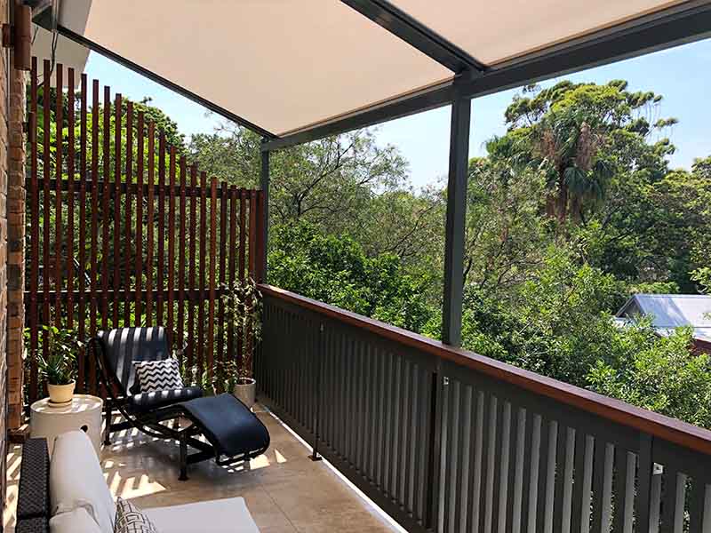 Balcony awning deals