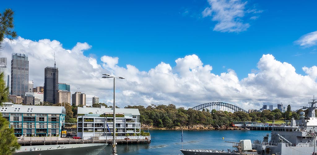 Sydney harbourside suburn of Woolloomooloo