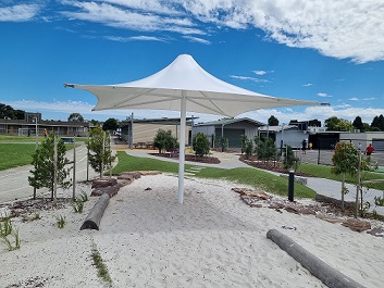 Permanent umbrella Centre Post