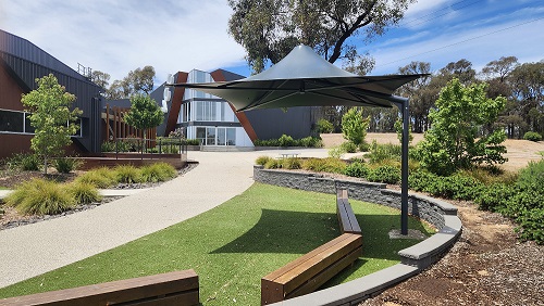 Permanent umbrella Cantilever